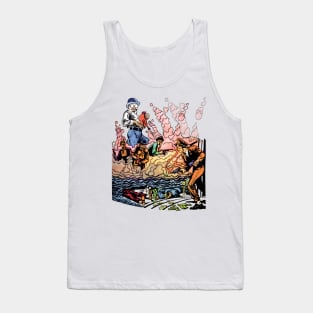 Robbery Thieves Mask Smokescreen Money Dollars Tank Top